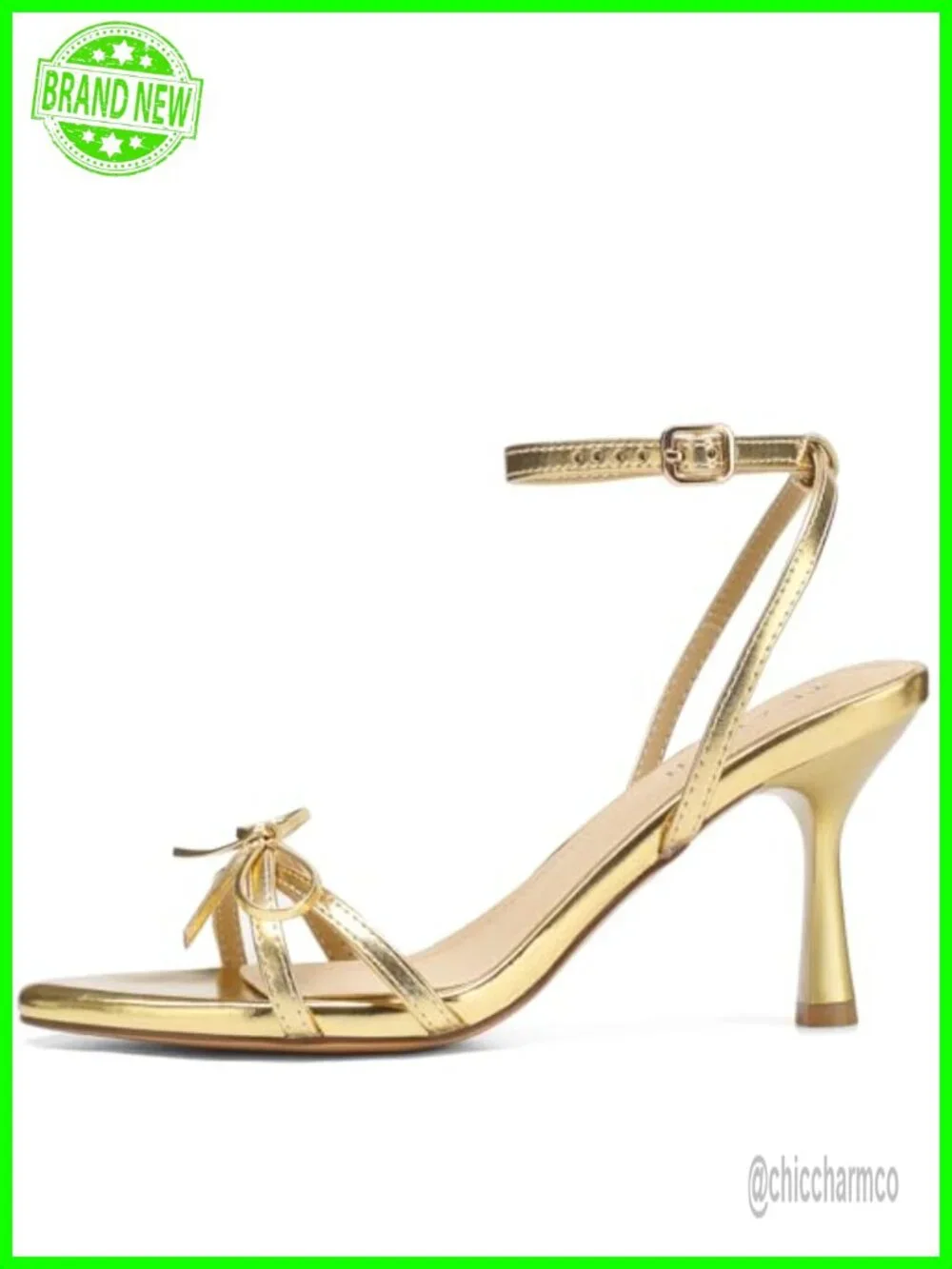 Women's Kitten Heel Sandals Open Toe Strappy Ankle Strap Bow Dress Party Heels